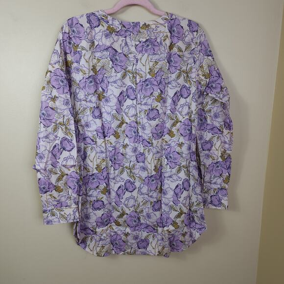 Duluth Wrinklefighter Tunic in Pink Floral Size S - Picture 6 of 9